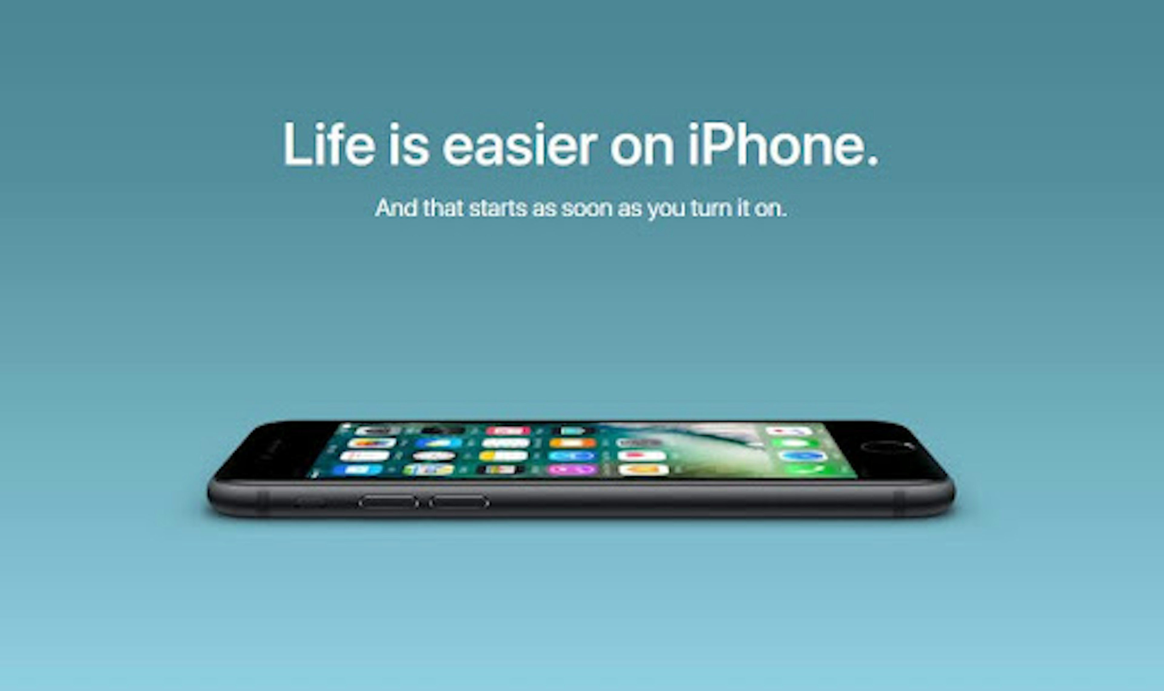 iPhone ad from 2017. Image from appleinsider.com.
