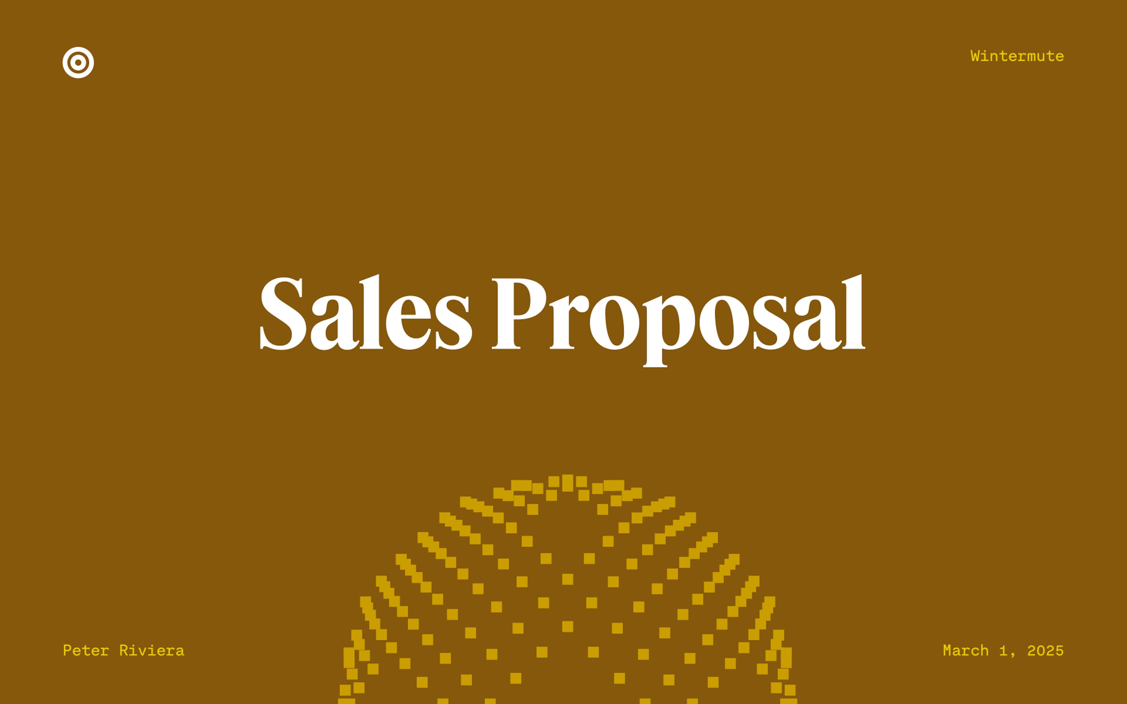 Visual product templates: sales proposal presentation template for sales teams