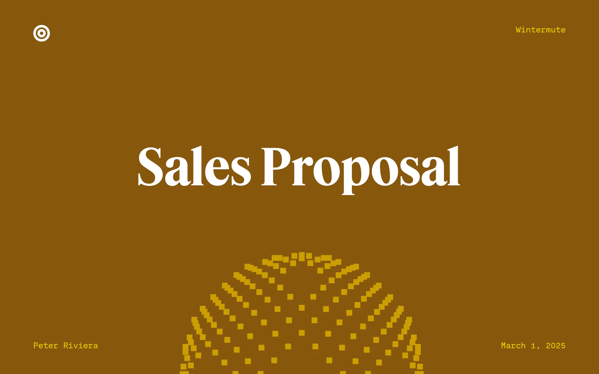 Visual product templates: sales proposal presentation template for sales teams