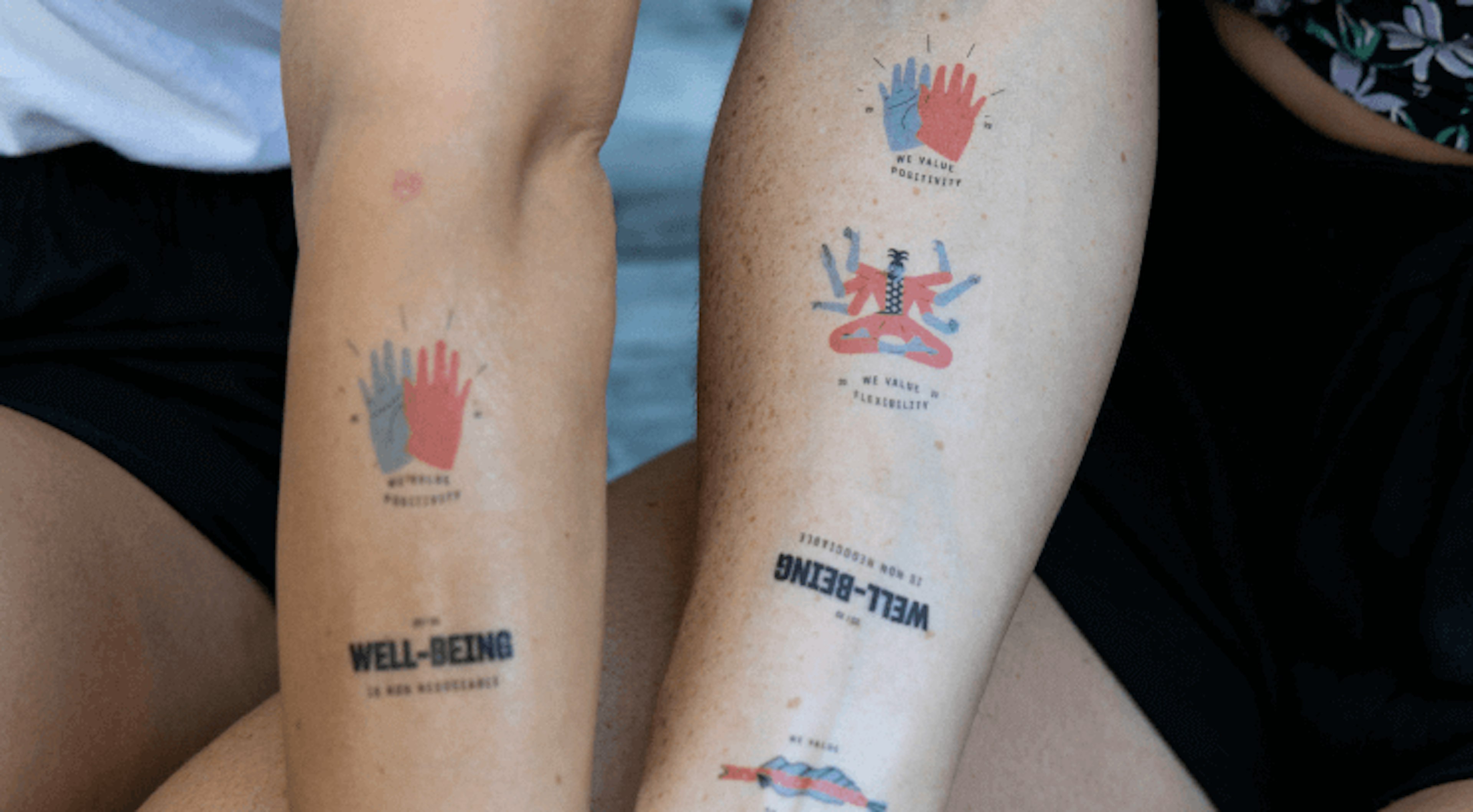 Our Values as Temporary Tattoos
