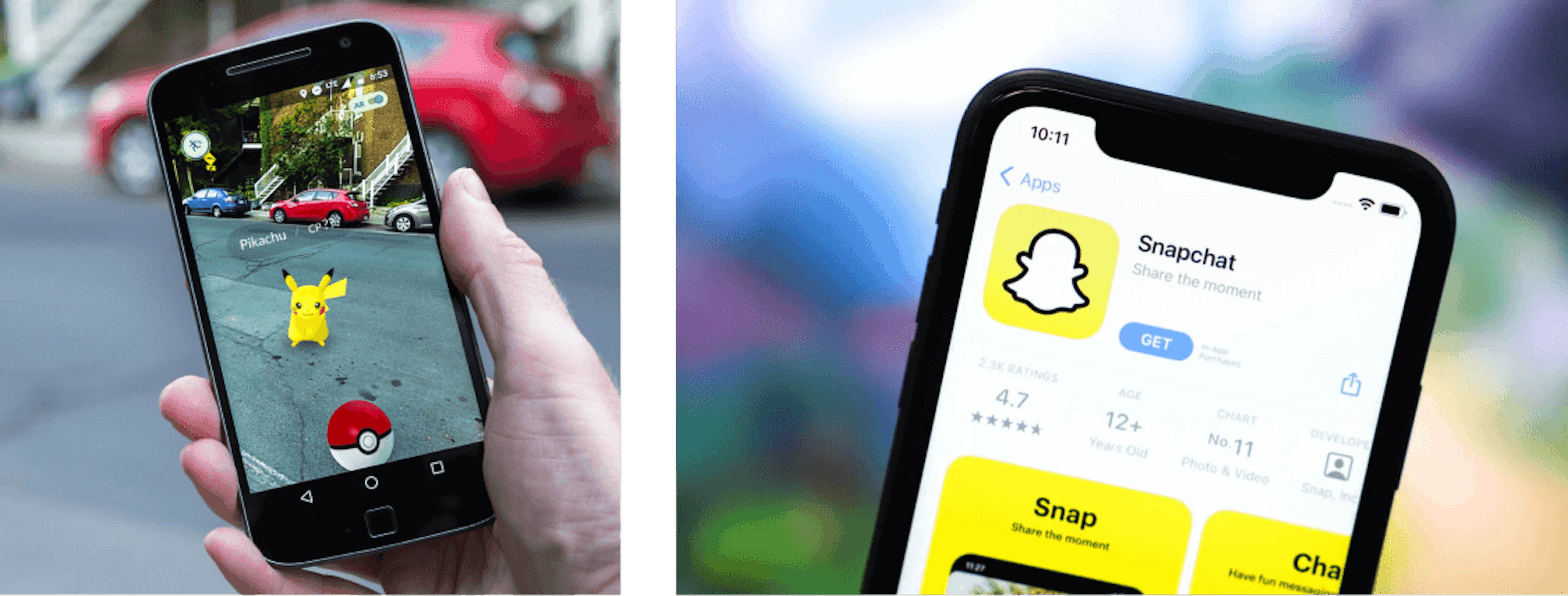 Pokemon Go and Snapchat