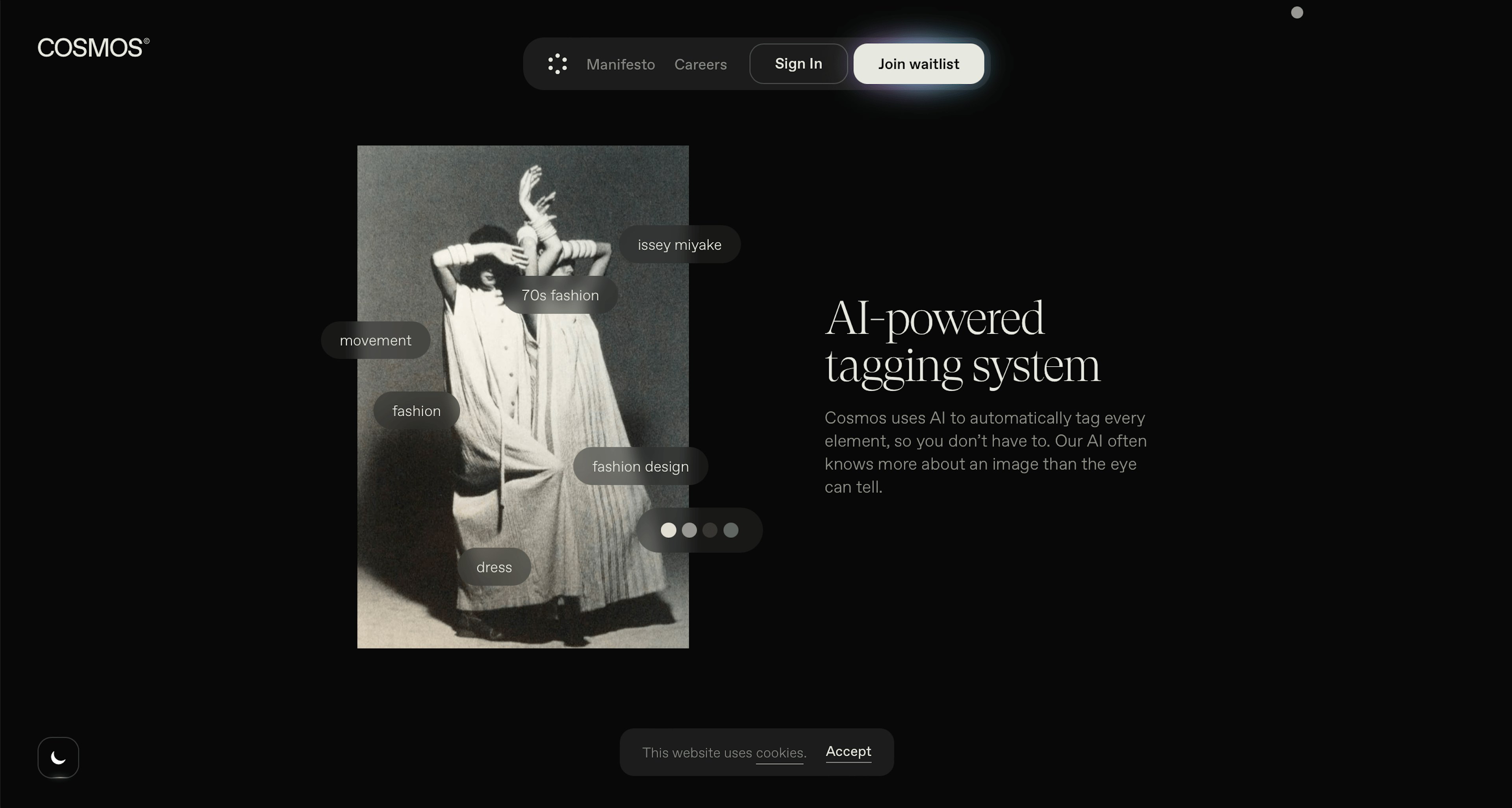 Cosmos Landing Page