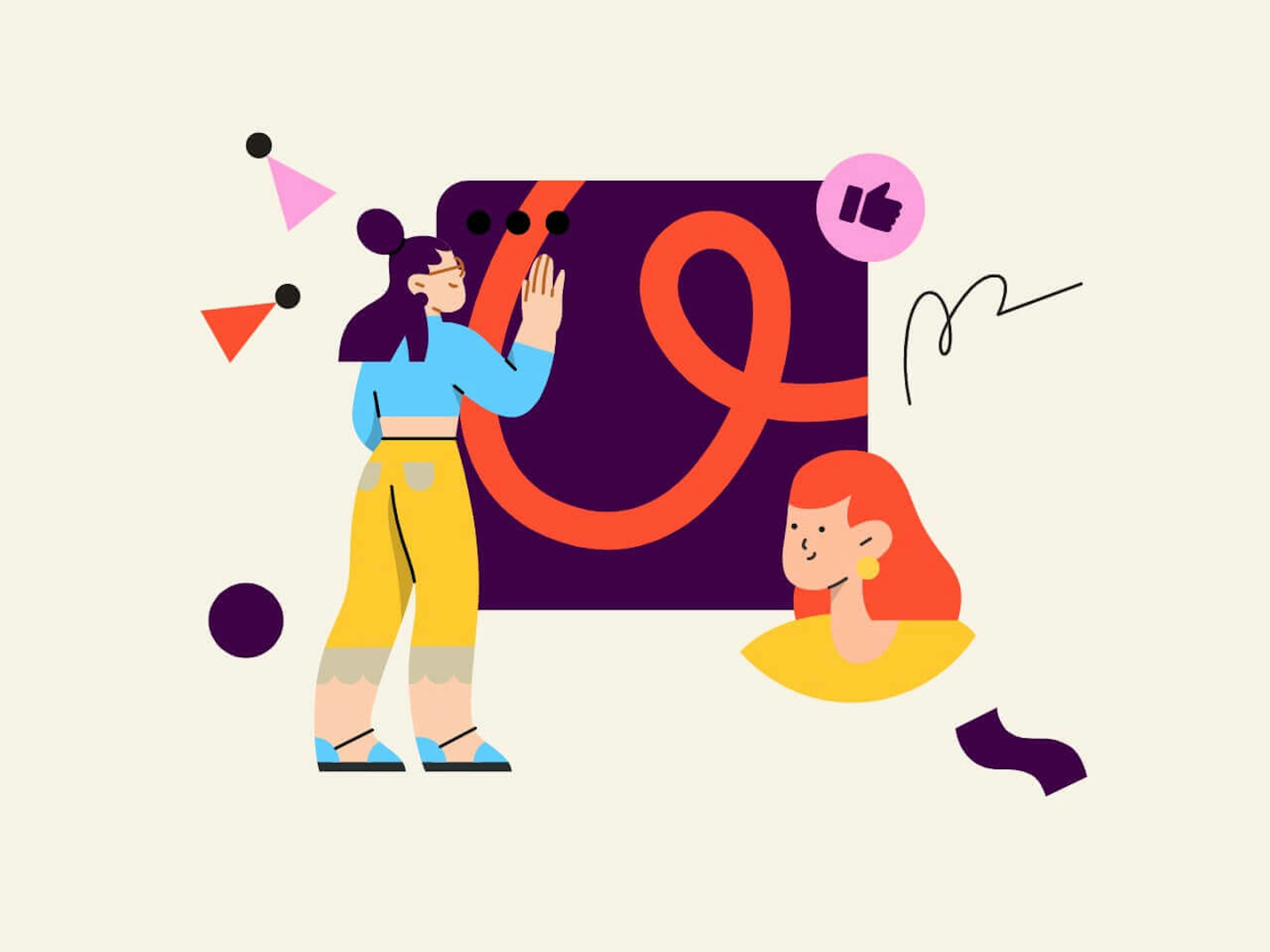 Pitch deck illustration