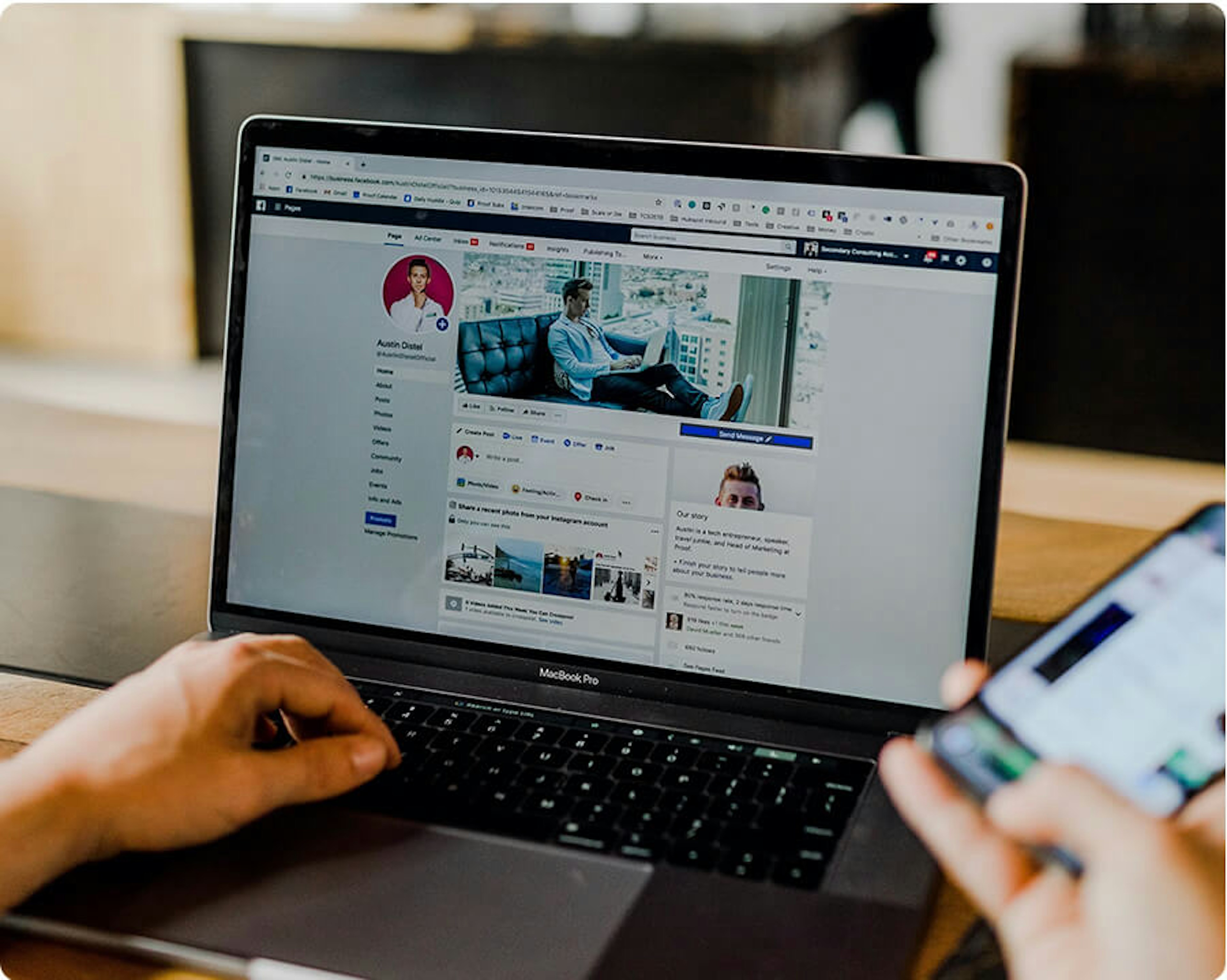 Facebook, a major player in social media marketing