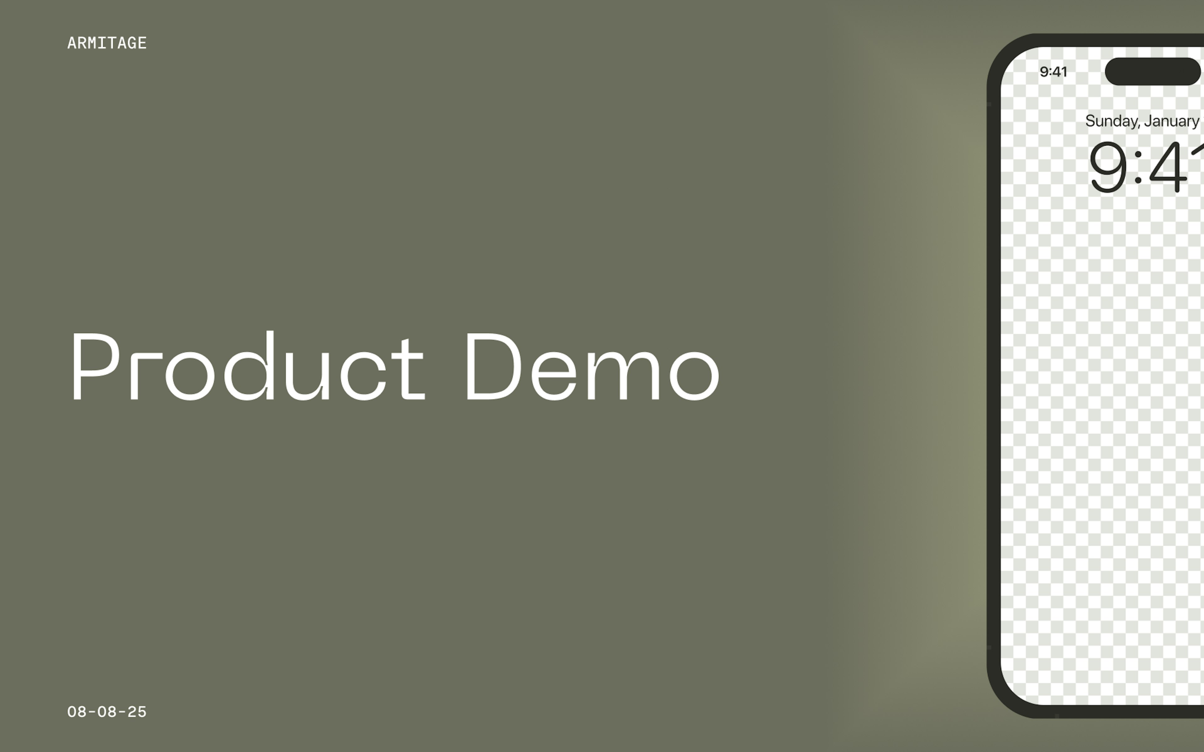 Visual product templates: product demo presentation template for sales teams