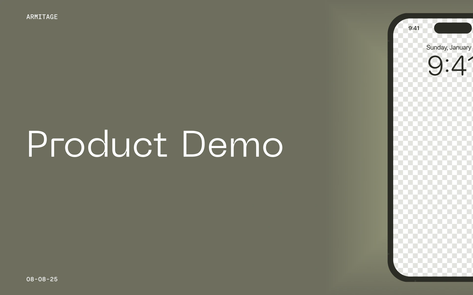 Visual product templates: product demo presentation template for sales teams