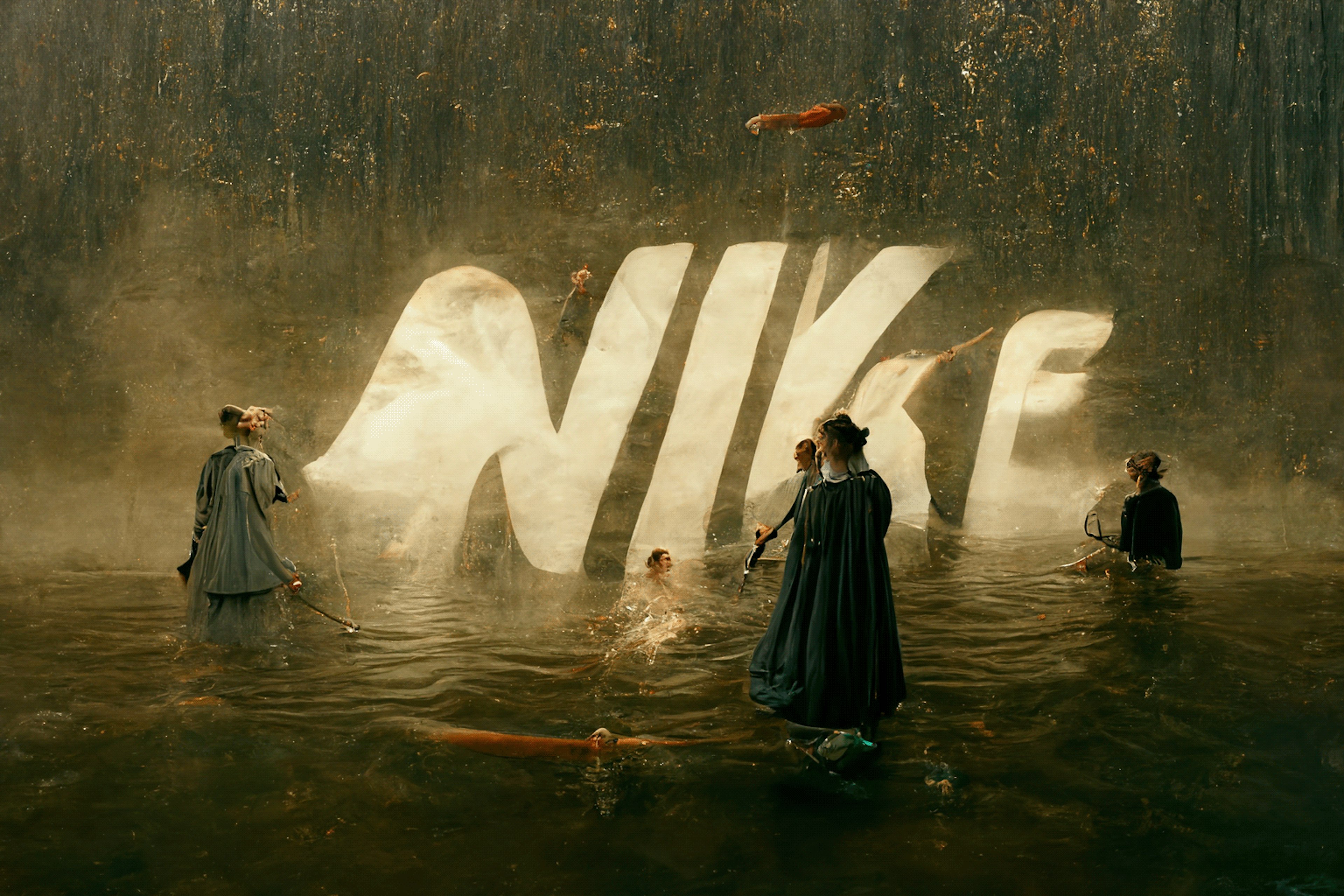 Midjourney Nike rendering by jeffhandesign.