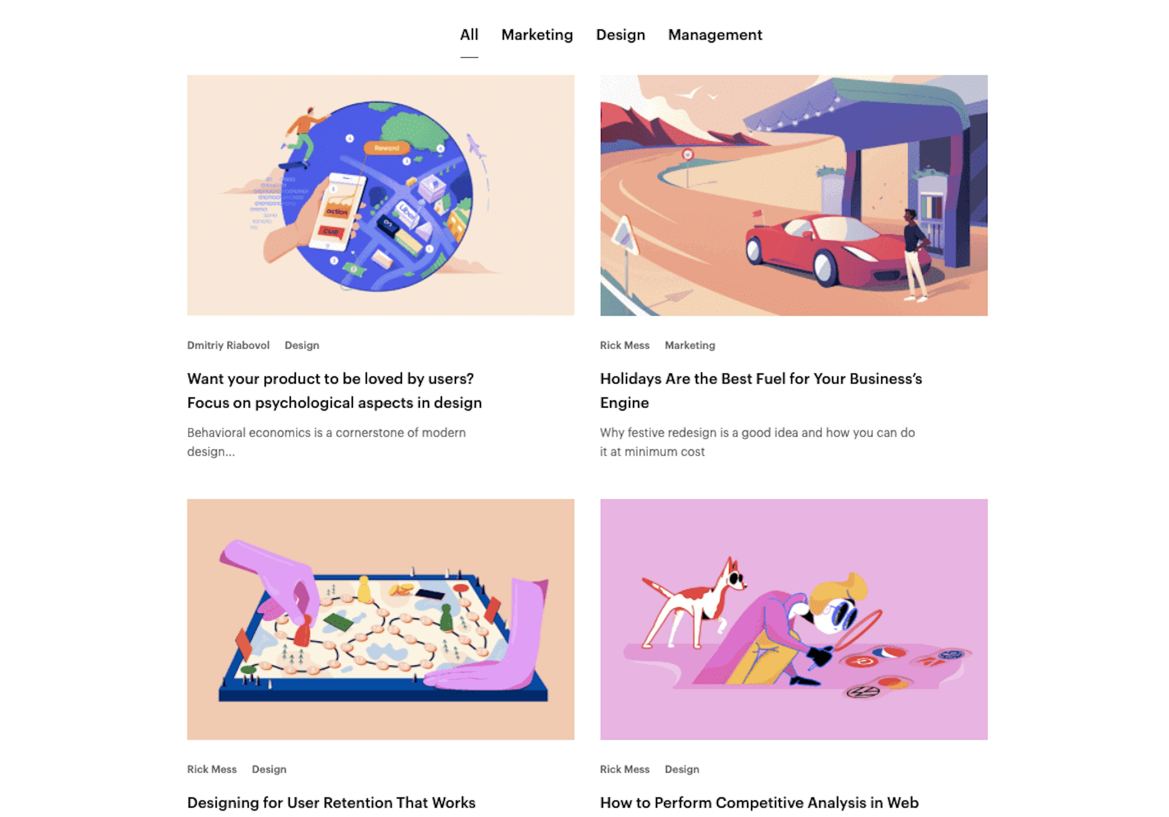 Blog illustrations