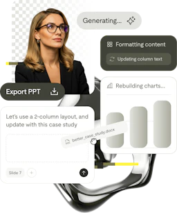 Visual product features: presentation personalization. Personalize every presentation easily with AI and your data.