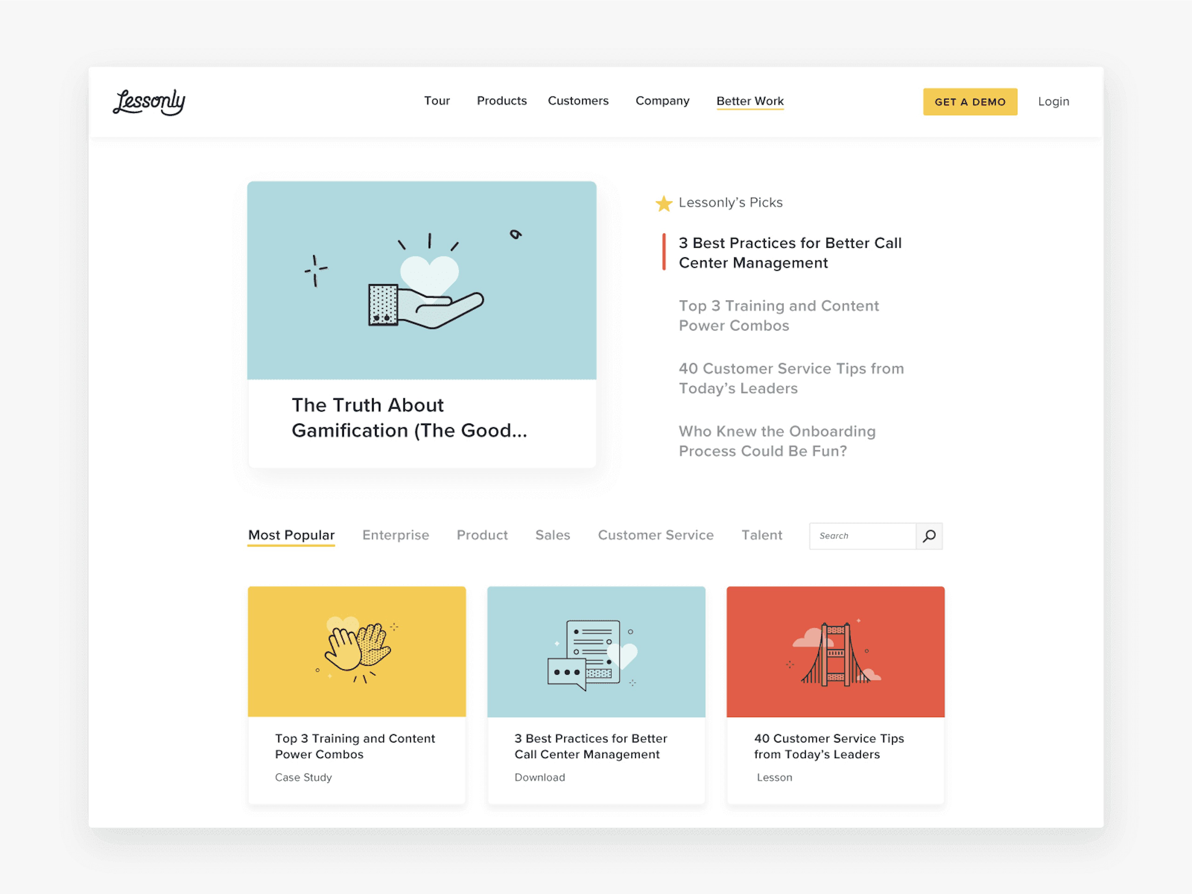 Website illustrations