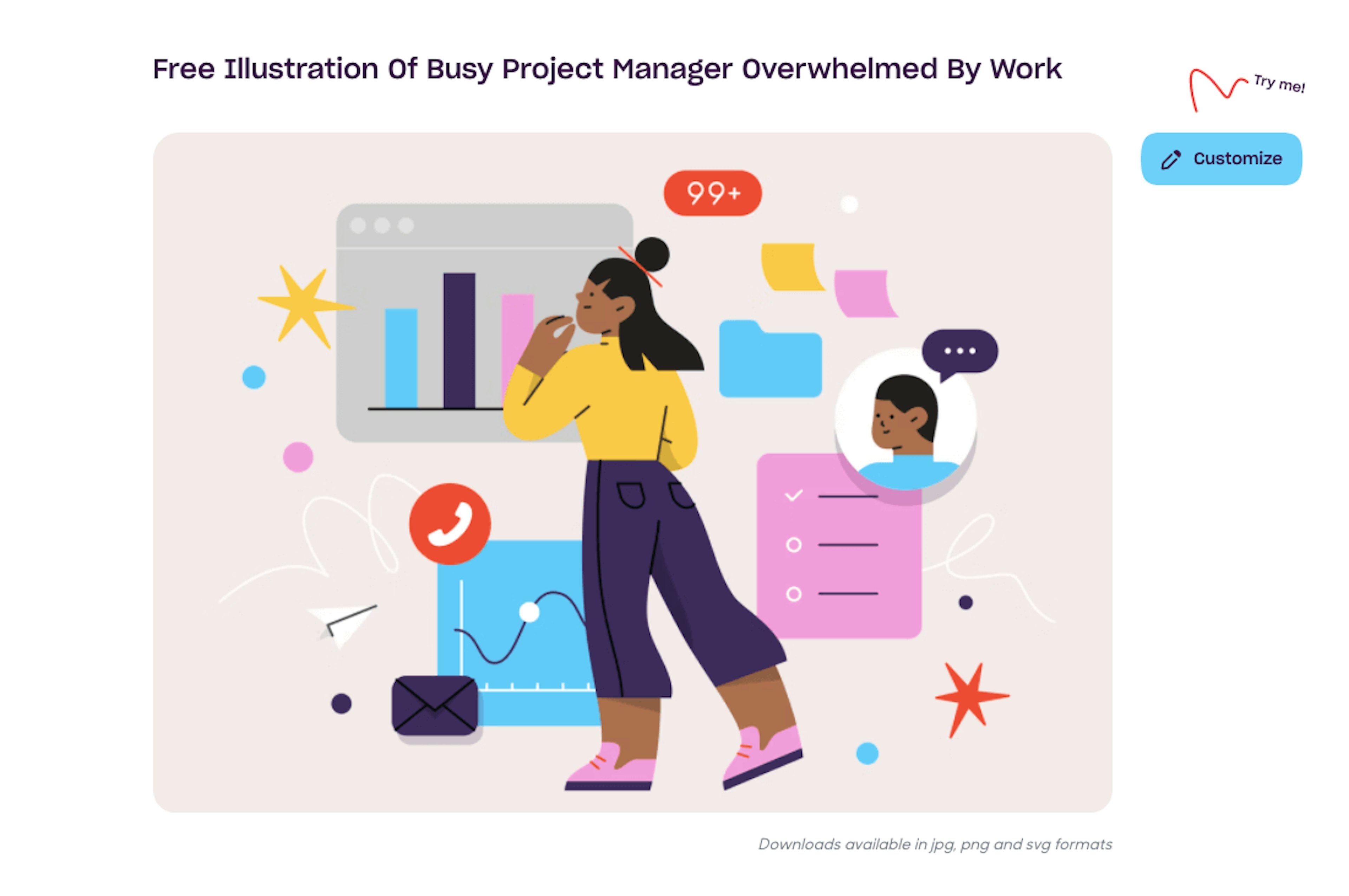 Pitch deck illustration
