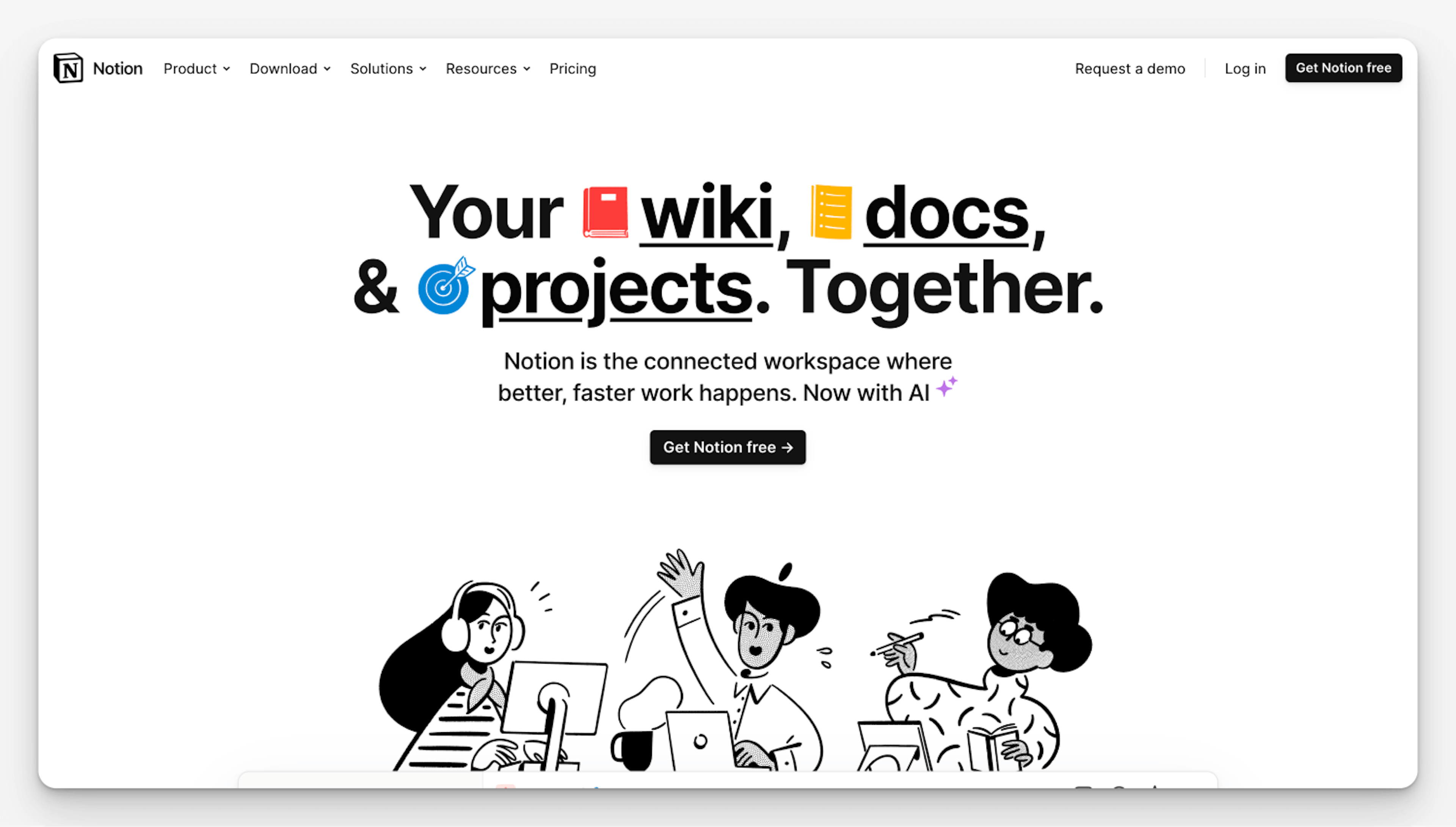 Notion is the nerve center for our company knowledge and resources.